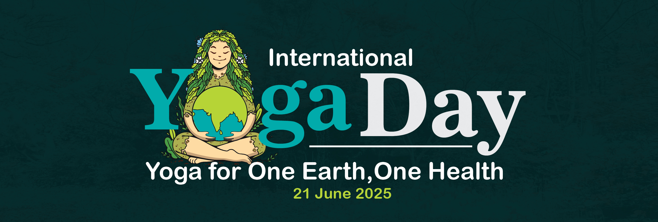 Yoga Day Banner 2025